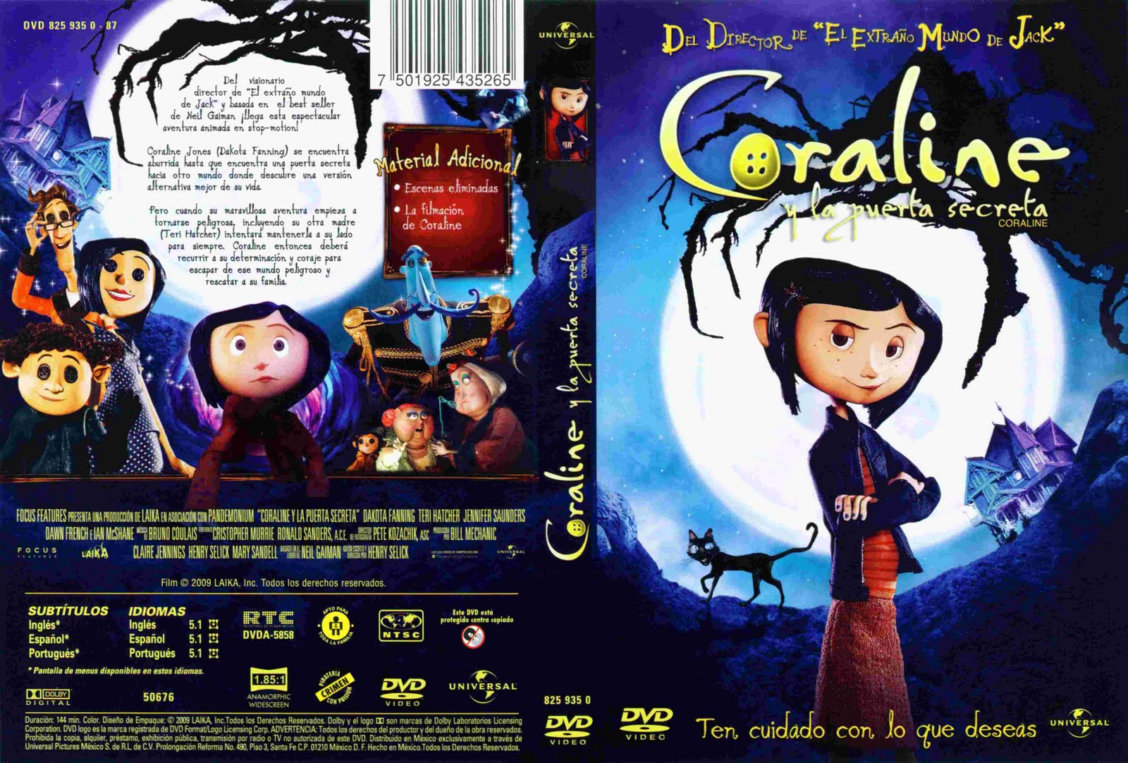 Dvd movies: coraline DVD Movies: Coraline